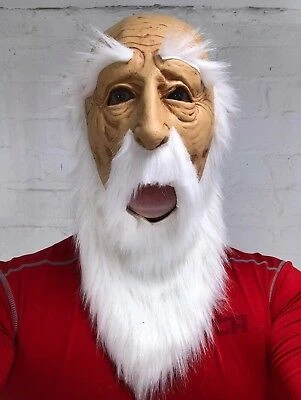 Rubber Johnnies Long Beard Old Man Mask 9 Rubber Johnnies Long Beard Old Man Mask