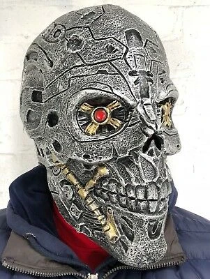 Rubber Johnnies Horror Masks Cyborg Robot Mask Genysis 9 Rubber Johnnies Horror Masks Cyborg Robot Mask Genysis