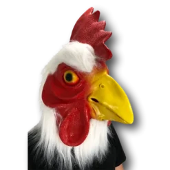 Rubber Johnnies Furry Rooster / Chicken Head Mask
