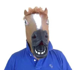 Rubber Johnnies Horse Head Mask Animal Masks