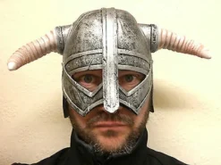 Rubber Johnnies People Masks Viking Helmet Mask.