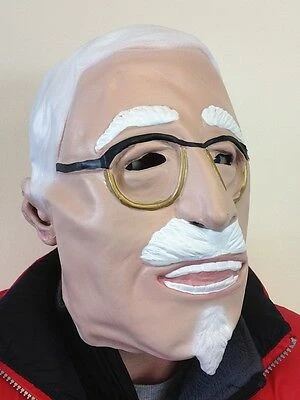 Rubber Johnnies Colonel Saunders Mask Masks 5 Rubber Johnnies Colonel Saunders Mask Masks