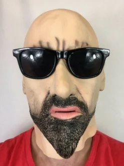 Rubber Johnnies Masks White Male 'Luther' Hard Man Mask.