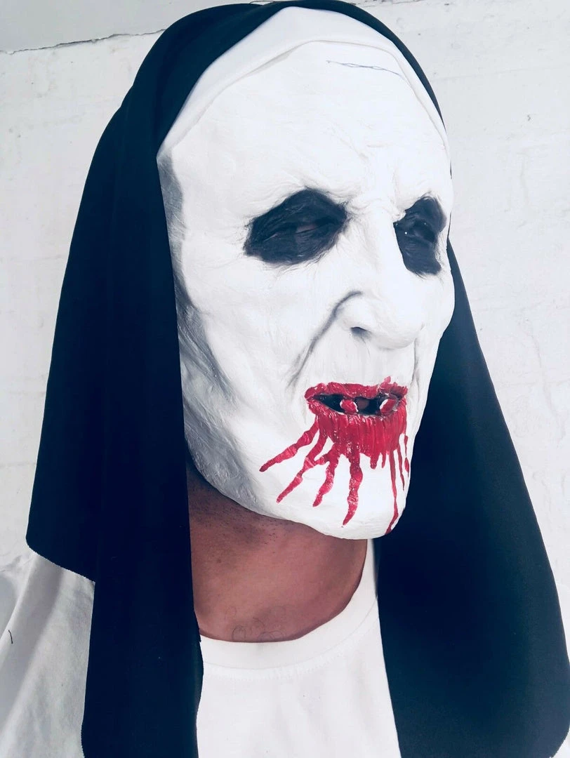 Rubber Johnnies Bloody Nun Mask Horror Masks 5 Rubber Johnnies Bloody Nun Mask Horror Masks