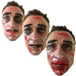 Rubber Johnnies Plastic Purge Style Transparent Face Mask. Miscellaneous
