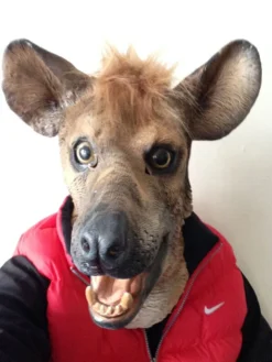 Rubber Johnnies Hyena Mask Animal Masks