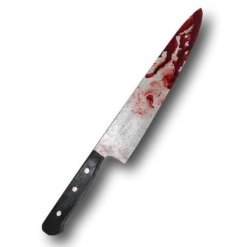 Rubber Johnnies Movie Props Bloody Kitchen Knife