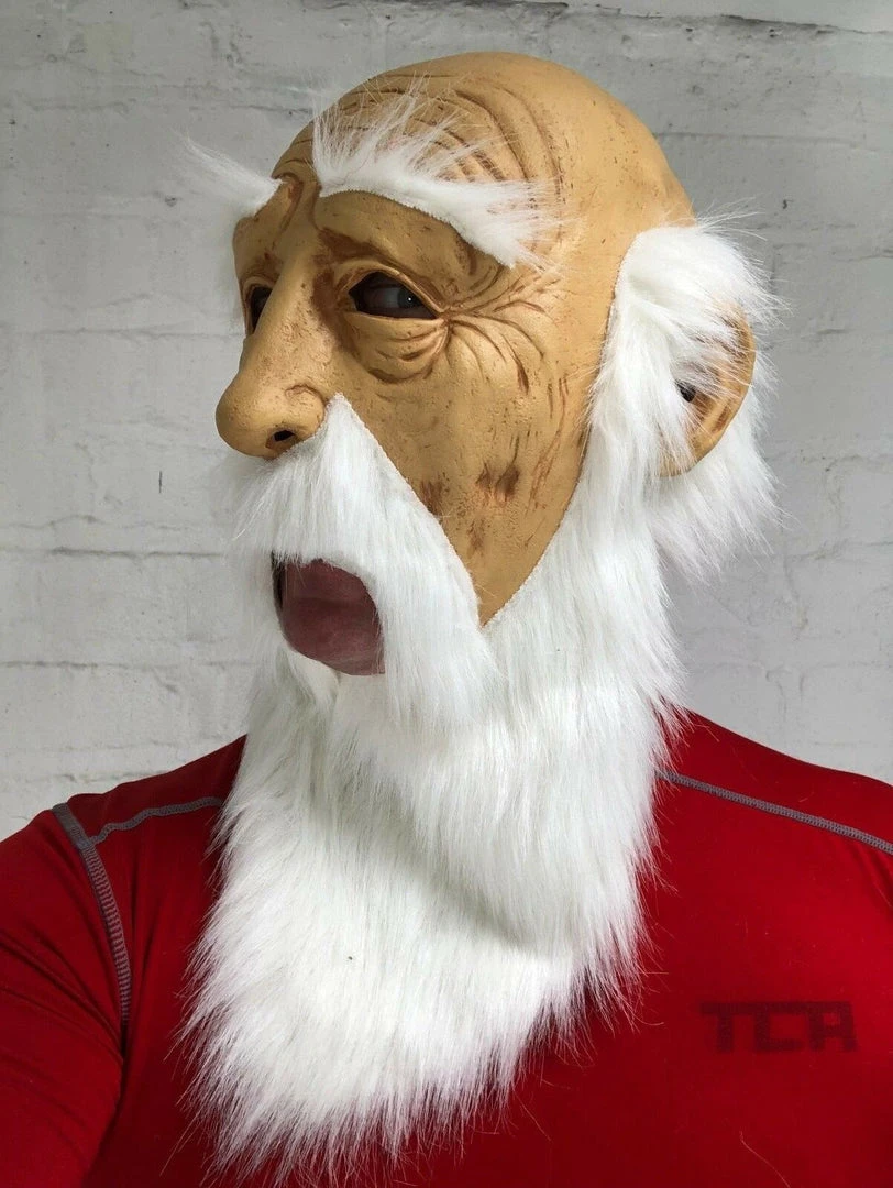 Rubber Johnnies Long Beard Old Man Mask 6 Rubber Johnnies Long Beard Old Man Mask