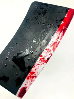Rubber Johnnies Movie Props Bloody Meat Cleaver