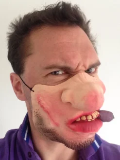 Rubber Johnnies Pirate Half Mask Half Face Masks