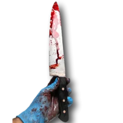 Rubber Johnnies Movie Props Bloody Kitchen Knife