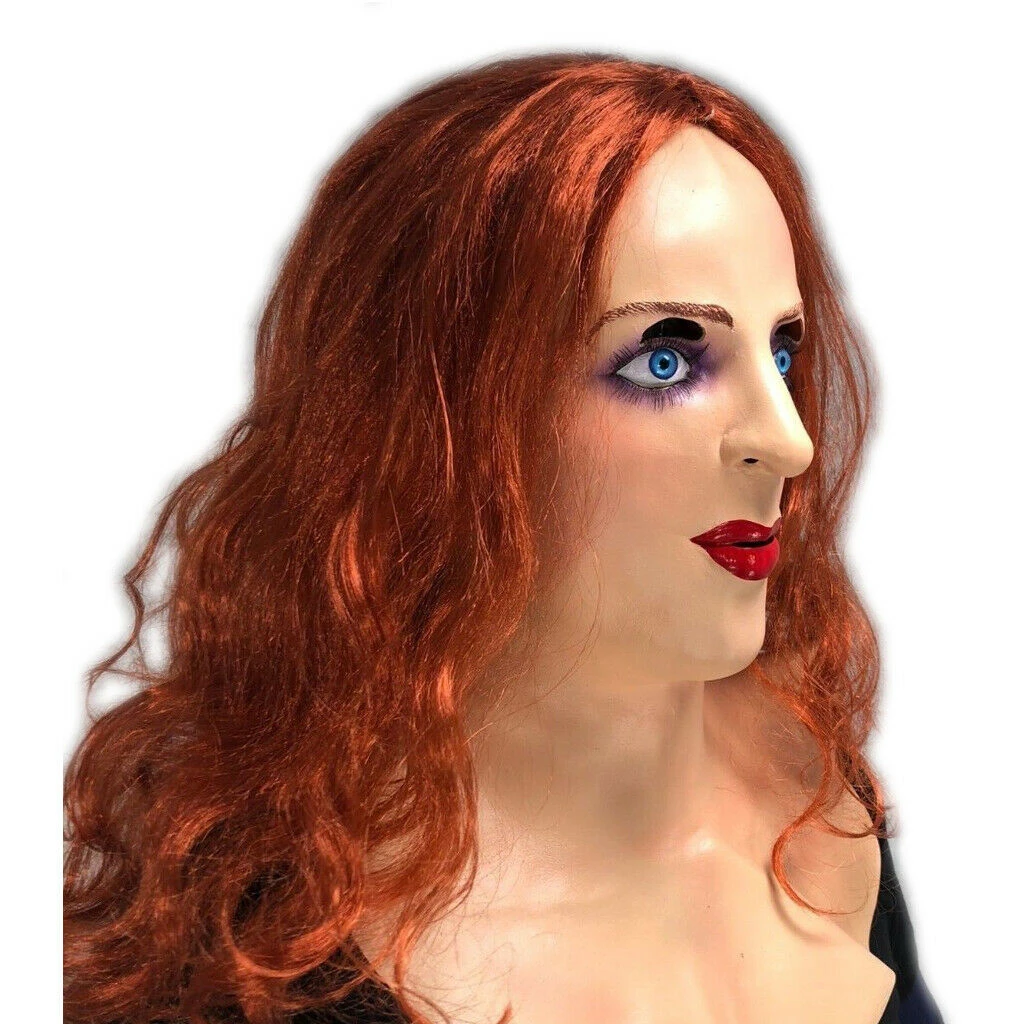 Rubber Johnnies Ginger 'Red Head' Lady Mask 6 Rubber Johnnies Ginger 'Red Head' Lady Mask