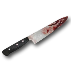 Rubber Johnnies Movie Props Bloody Kitchen Knife