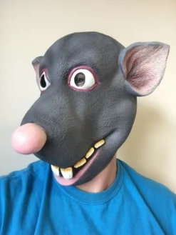 Rubber Johnnies Funny Cartoon Rat Mask Animal Masks