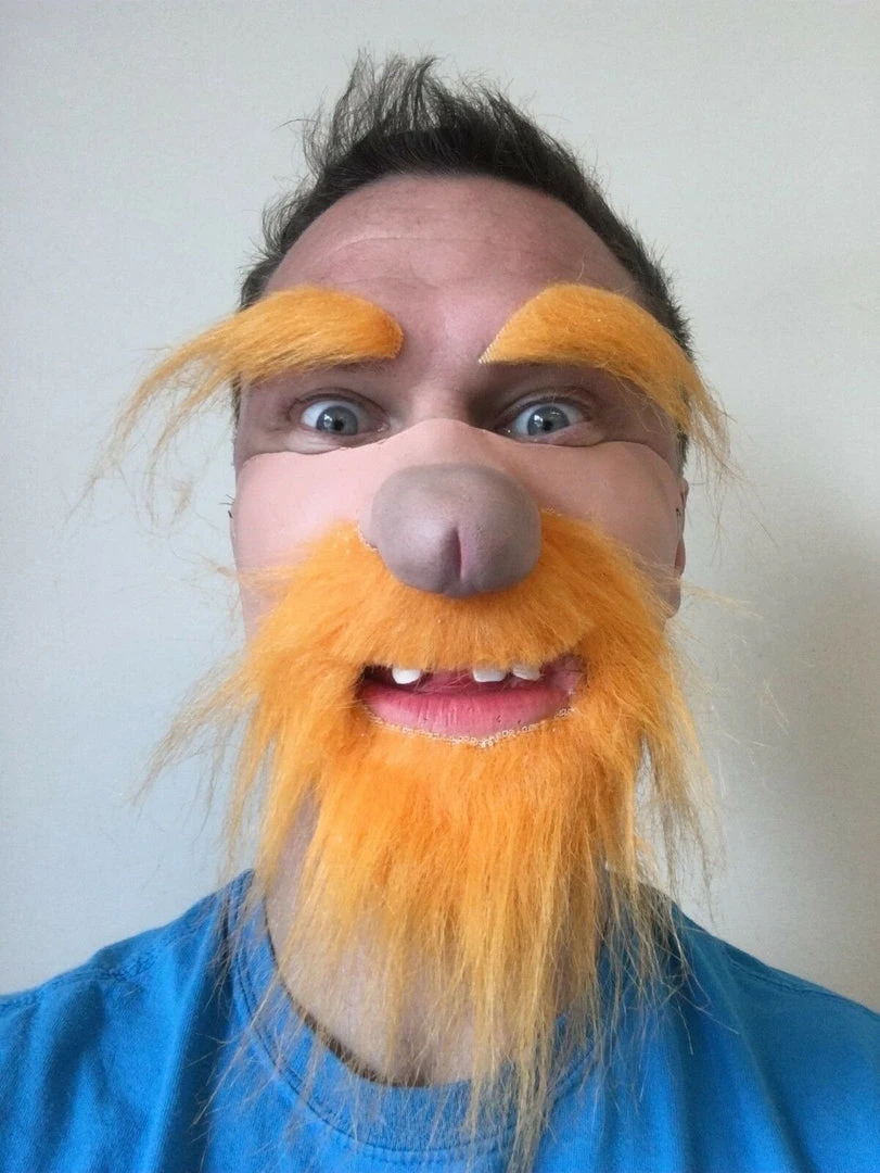 Rubber Johnnies Ginger Dick Nose Mask 5 Rubber Johnnies Ginger Dick Nose Mask