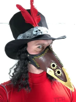 Rubber Johnnies Steampunk Plague Doctor Mechanic Mask Horror Masks