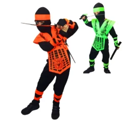 Rubber Johnnies Neon Ninja Costumes
