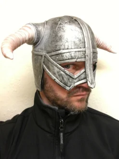Rubber Johnnies People Masks Viking Helmet Mask.