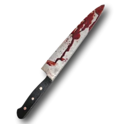 Rubber Johnnies Movie Props Bloody Kitchen Knife