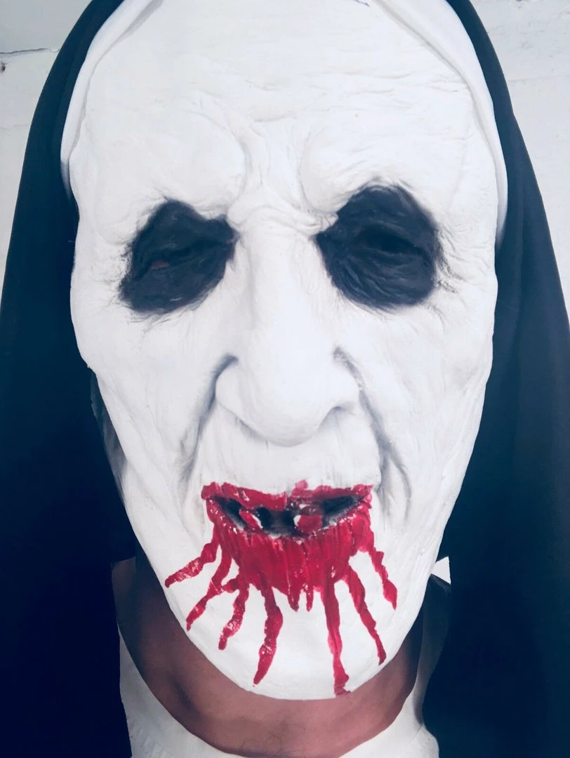 Rubber Johnnies Bloody Nun Mask Horror Masks 6 Rubber Johnnies Bloody Nun Mask Horror Masks