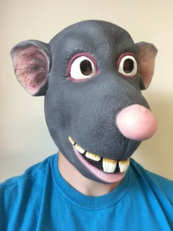 Rubber Johnnies Funny Cartoon Rat Mask Animal Masks