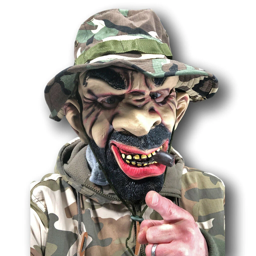 Rubber Johnnies Drill Sergeant Mask People Masks 9 Rubber Johnnies Drill Sergeant Mask People Masks