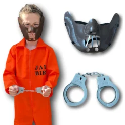 Rubber Johnnies Kids Orange Prison Jumpsuit Costume