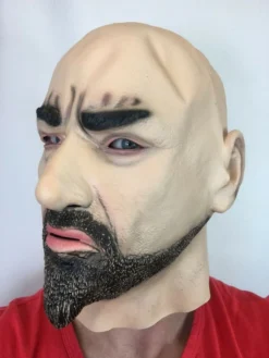 Rubber Johnnies Masks White Male 'Luther' Hard Man Mask.