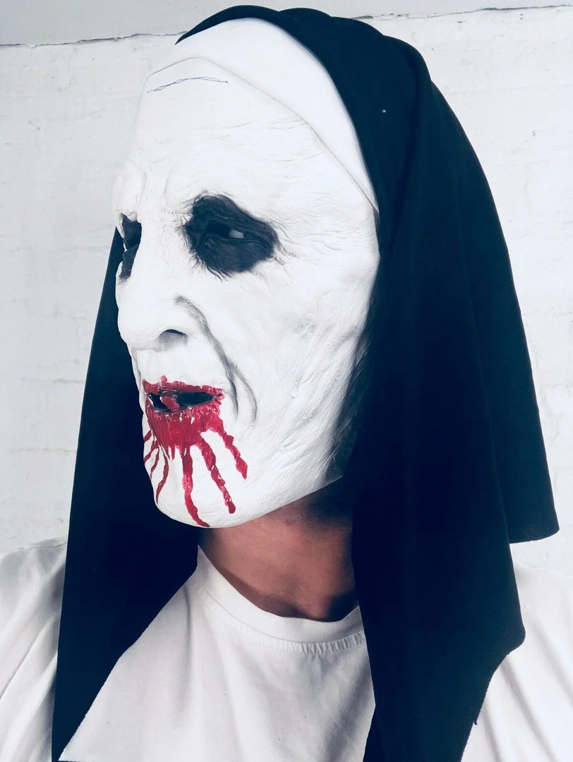 Rubber Johnnies Bloody Nun Mask Horror Masks 4 Rubber Johnnies Bloody Nun Mask Horror Masks
