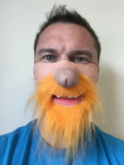 Rubber Johnnies Ginger Dick Nose Mask 12 Rubber Johnnies Ginger Dick Nose Mask