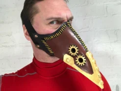 Rubber Johnnies Steampunk Plague Doctor Mechanic Mask Horror Masks