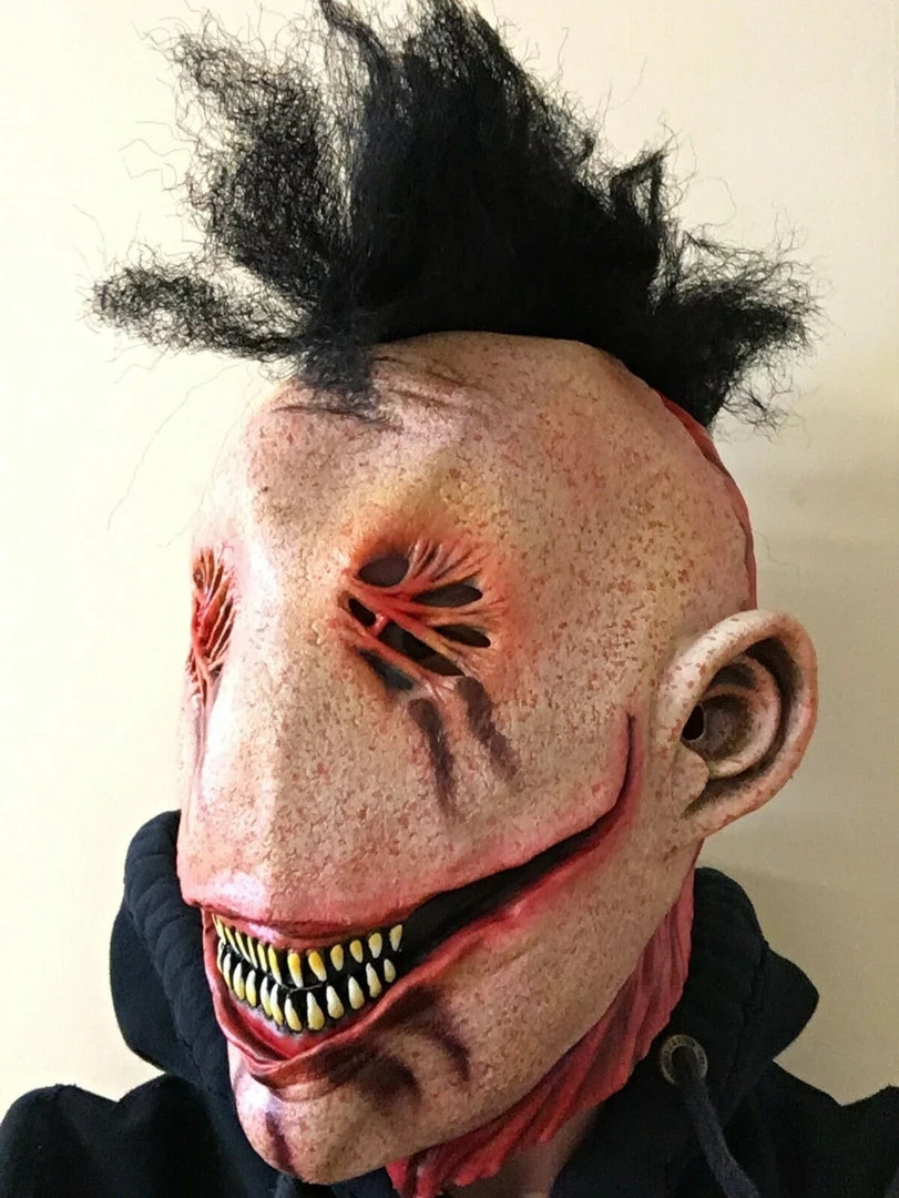 Rubber Johnnies Stitched Mohawk Mask. Horror Masks 5 Rubber Johnnies Stitched Mohawk Mask. Horror Masks
