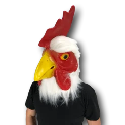 Rubber Johnnies Furry Rooster / Chicken Head Mask