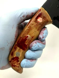 Rubber Johnnies Movie Props Bloody Meat Cleaver