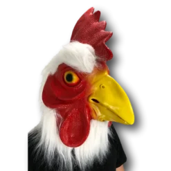 Rubber Johnnies Furry Rooster / Chicken Head Mask