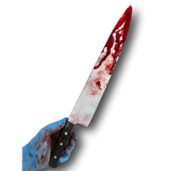 Rubber Johnnies Movie Props Bloody Kitchen Knife