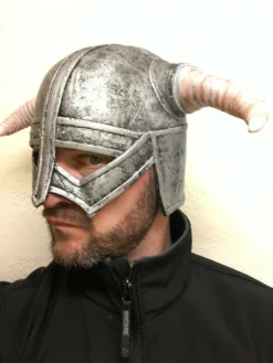 Rubber Johnnies People Masks Viking Helmet Mask.