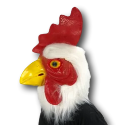 Rubber Johnnies Furry Rooster / Chicken Head Mask