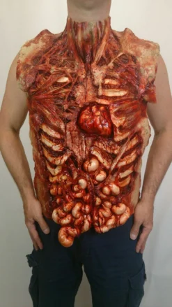 Rubber Johnnies Bloody Torso Chest Piece