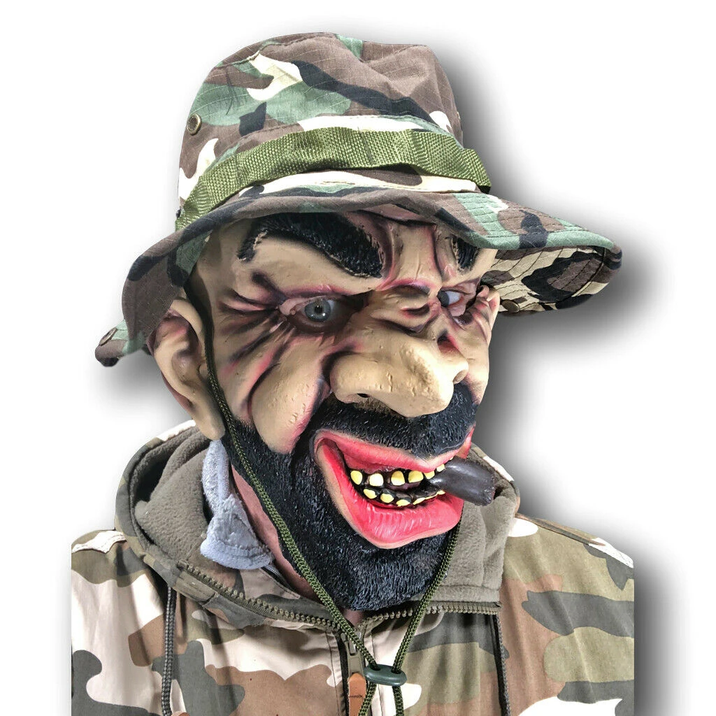 Rubber Johnnies Drill Sergeant Mask People Masks 8 Rubber Johnnies Drill Sergeant Mask People Masks