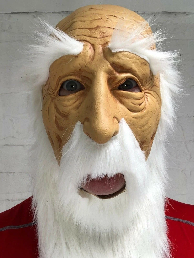 Rubber Johnnies Long Beard Old Man Mask 5 Rubber Johnnies Long Beard Old Man Mask