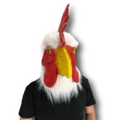 Rubber Johnnies Furry Rooster / Chicken Head Mask