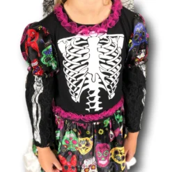Rubber Johnnies Day Of The Dead Sugar Skull Costume