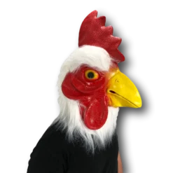 Rubber Johnnies Furry Rooster / Chicken Head Mask
