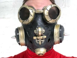 Rubber Johnnies Vintage Style Steampunk Gas Mask