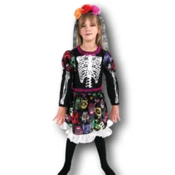 Rubber Johnnies Day Of The Dead Sugar Skull Costume