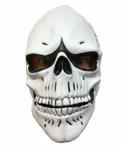 Rubber Johnnies White Bond Skull Mask