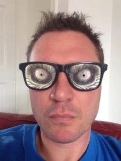 Rubber Johnnies TM Zombie Eye Glasses