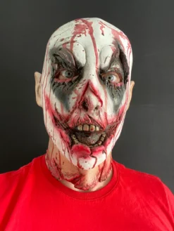 Rubber Johnnies Zombie Clown Mask.