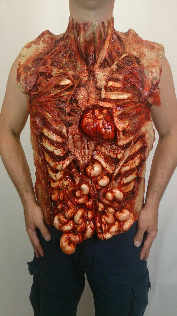 Rubber Johnnies Bloody Torso Chest Piece 6 Rubber Johnnies Bloody Torso Chest Piece